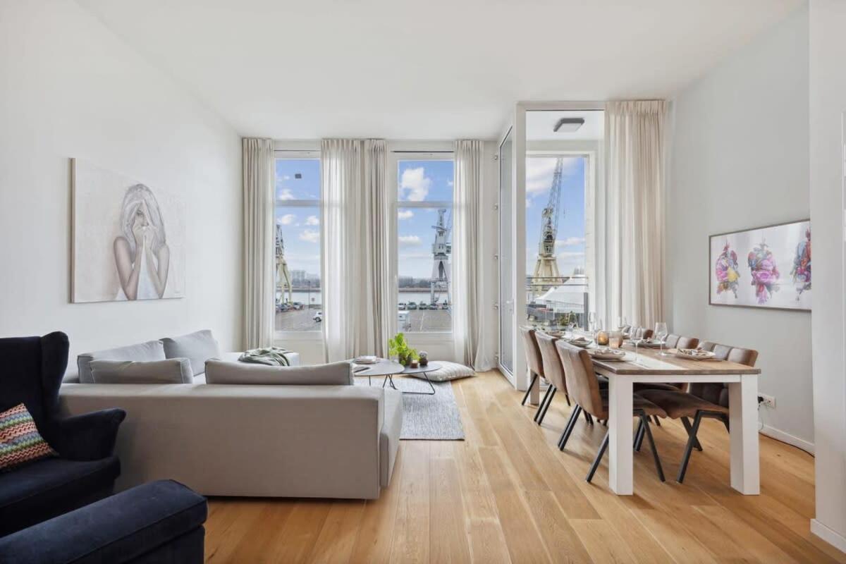 Bright Waterfront Apartment Amberes Exterior foto