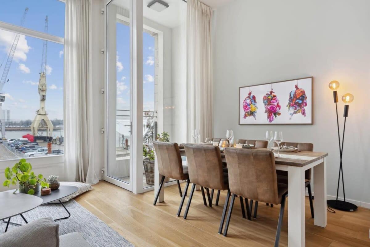 Bright Waterfront Apartment Amberes Exterior foto